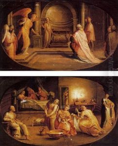 The Angel Gabriel Appearing To Zacharias