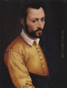 Portrait Of Francesco I De'medici by Tommaso Manzuoli