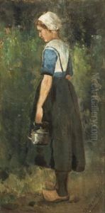 Portrait De Jeune Paysanne