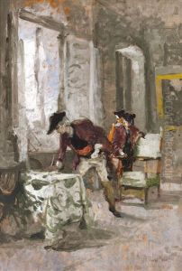 Prima Del Duello by Mose Bianchi da Maraigo