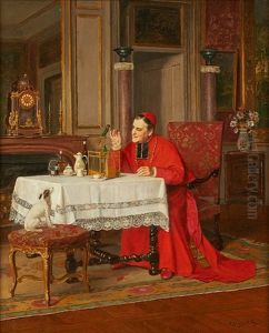 Le Prelat Au Perroquet by Victor Marais-Milton