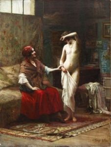 Jeune Modele A L'atelier by Victor Marais-Milton