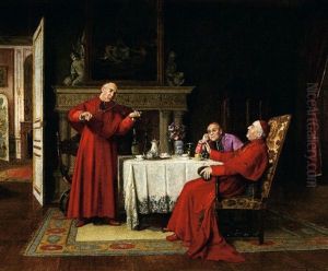 Cardinaux Ecoutant Et Jouant De La Musique Cardinaux Ecoutant Et Jouant De La Musique