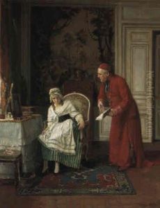 La Reprimande by Victor Marais-Milton