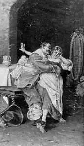 The Lovers' Tryst by Giuseppe Marastoni