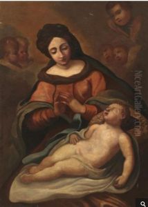 Vierge A L"enfant by Carlo Maratta or Maratti
