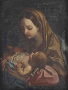 Madonna And Child by Carlo Maratta or Maratti