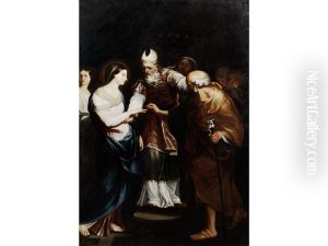 The Marriage Of The Virgin by Carlo Maratta or Maratti