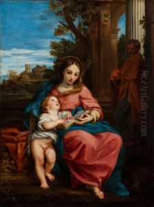 The Holy Family by Carlo Maratta or Maratti