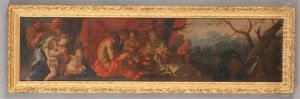 Allegorical Scenes (2 Works) by Carlo Maratta or Maratti