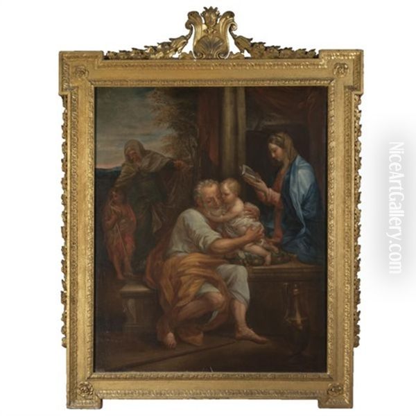 The Holy Family With Saints Elizabeth And John The Baptist - view 1
