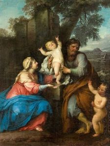 Die Heilige Familie Mit Dem Johannesknaben