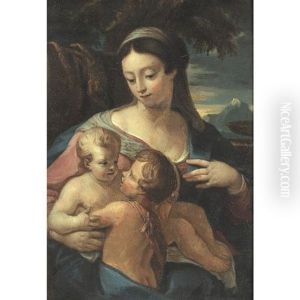 Madonna And Child by Carlo Maratta or Maratti