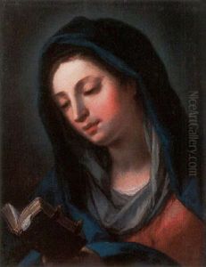 The Virgin Reading by Carlo Maratta or Maratti