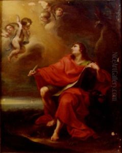 Saint Jean A Patmos by Carlo Maratta or Maratti