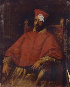Portrait Of A Cardinal Holding A Bible