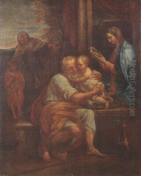 The Holy Family With Saints Elizabeth And John The Baptist - view 1