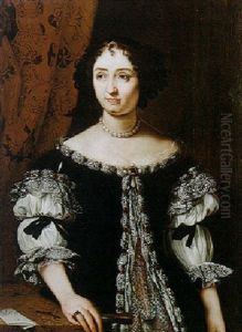 Portrait Of Maria Maddalena Rospigliosi by Carlo Maratta or Maratti