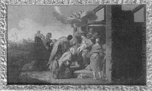 Addorazione Dei Magi by Carlo Maratta or Maratti
