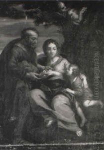 The Rest On The Return From Egypt by Carlo Maratta or Maratti