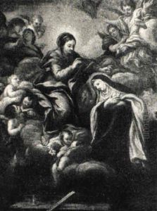 The Vision Of St. Theresa Of Avila by Carlo Maratta or Maratti