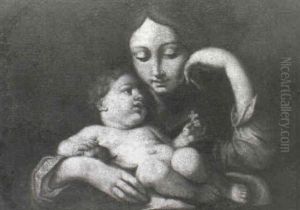 Madonna And Child by Carlo Maratta or Maratti