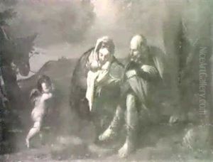 Den Hellige Familie by Carlo Maratta or Maratti