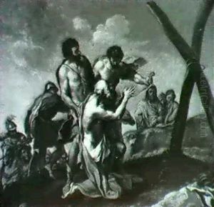 The Martyrdom Of Saint Andrew by Carlo Maratta or Maratti