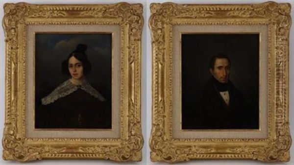 Portrait D'homme (+ Portrait De Femme; Pair) - view 1