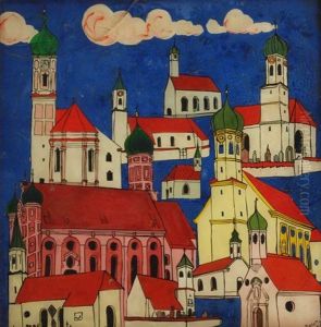 Blick Auf Suddeutsche Kirchen