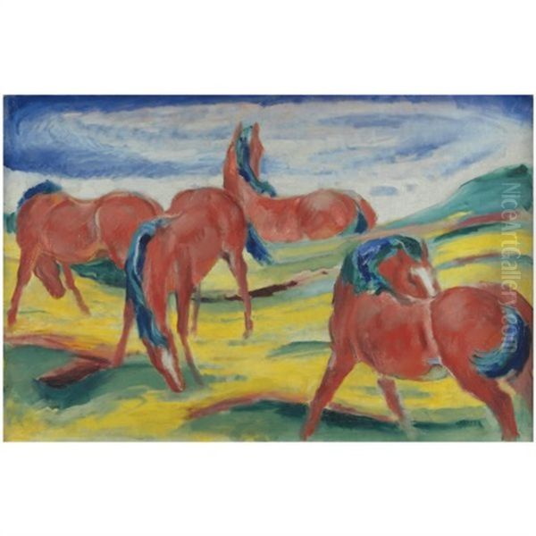 Weidende Pferde Iii - Grazing Horses Iii - view 1