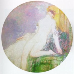 Leda Et Le Cygne by Pierre Amede Marcel-Beronneau