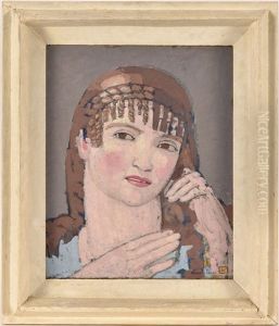 Portrait De Femme by Marcel-Lenoir (Jules Oury)