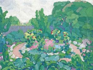 Paysage D'ete by Marcel-Lenoir (Jules Oury)