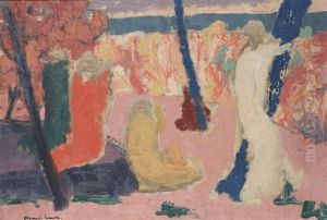 Jesus Au Mont Des Oliviers by Marcel-Lenoir (Jules Oury)