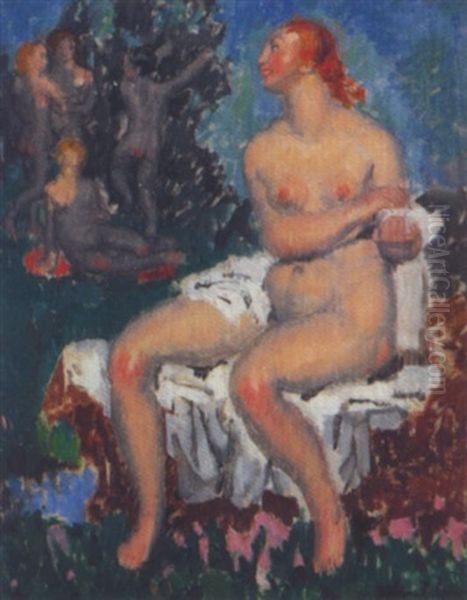 Nu Assis Et La Danse - view 1