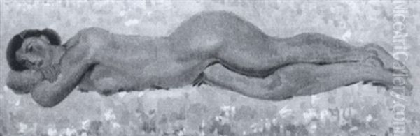 Femme Nue Etendue - view 1