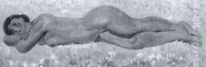 Femme Nue Etendue by Marcel-Lenoir (Jules Oury)