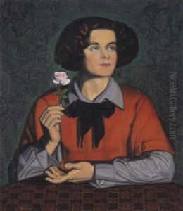 La Blouse Rouge by Marcel-Lenoir (Jules Oury)