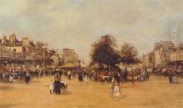 A Parisian Boulevard - view 1