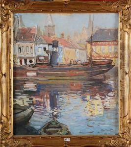 Bassin A Ostende by Alexandre Marcette