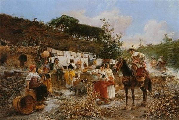 Lavanderas (washerwomen) - view 1