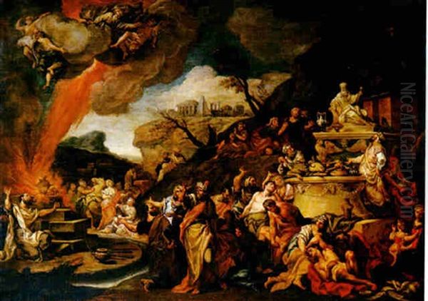 Elias Vence A Los Sacerdotes De Baal - view 1