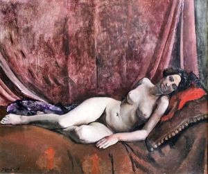 Portrait Of A Reclining Female Nude Portrait Of A Reclining Female Nude