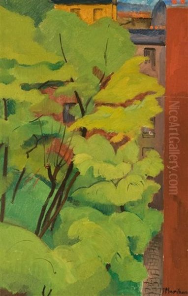Urban Landscape With Trees - view 1