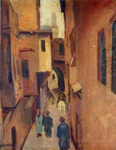 Rue A Damas by Jean Hippolyte Marchand