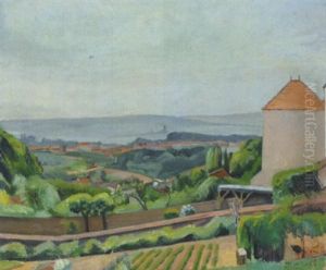 Neauphles Le Chateau by Jean Hippolyte Marchand