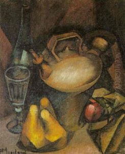 Composition Cubiste by Jean Hippolyte Marchand
