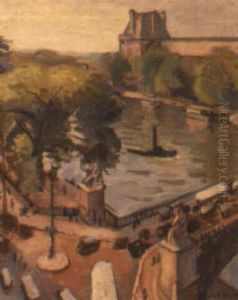 Vue Sur Le Pavillon De Flore, Paris