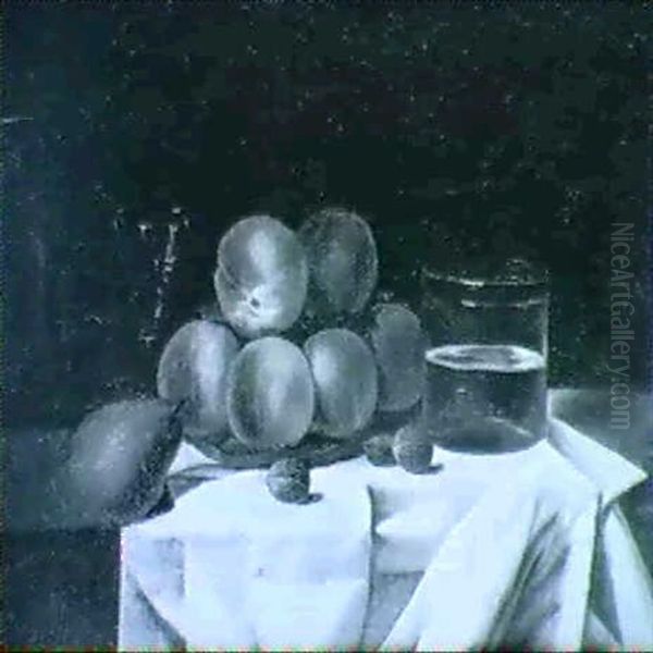 Nature Morte Aux Peches Et Aux Noix - view 1